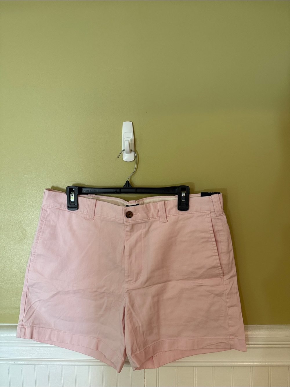 J. Crew Men's Size 34W NEW Light Pink Chino Shorts